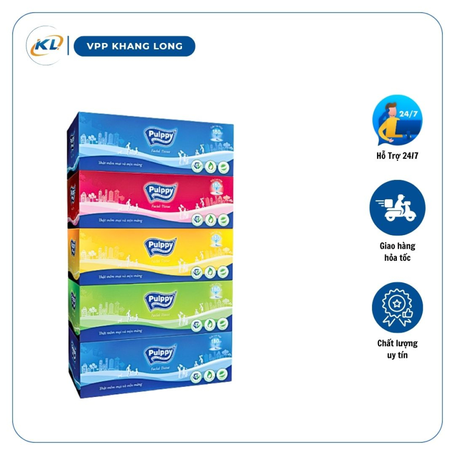 Khăn hộp Pulppy 180 trang